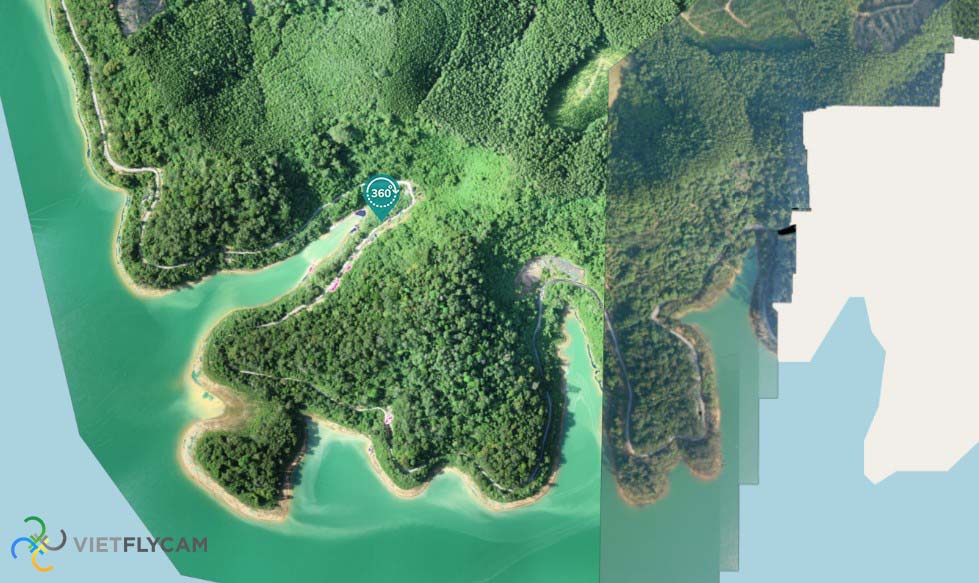 Khảo sát địa hình dự án Bến En Thanh Hóa bằng công nghệ UAV (Drone)