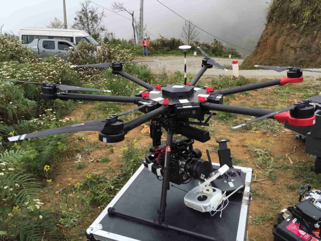 khảo sát trắc địa bằng UAV