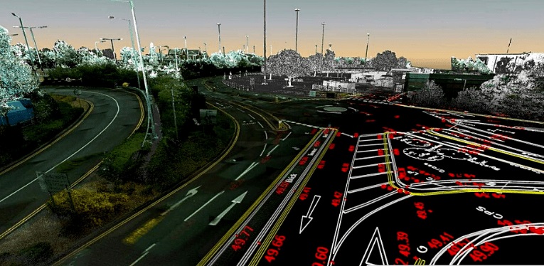 Quét 3D đường quốc lộ phục vụ khảo sát, thi công và bảo trì công trình giao thông